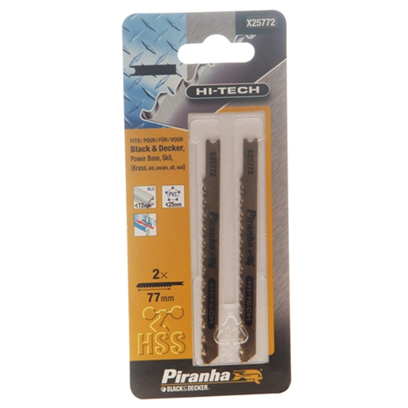 Black &amp; Decker X22052 Metal Jigsaw Blades x2