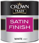 Crown Trade White Satin Finish 2.5 litres