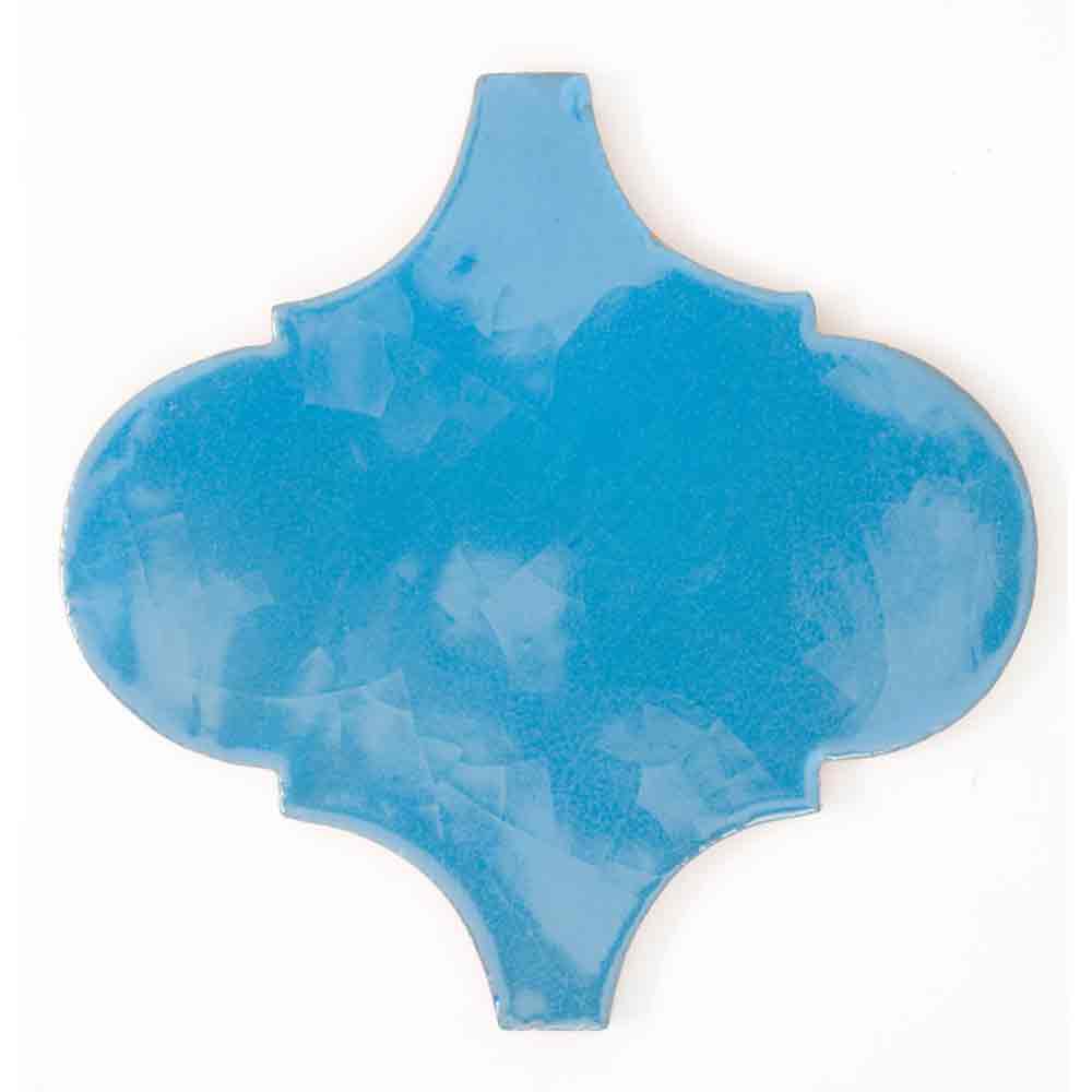 Blue Arabesque Tile 150x150x6.5