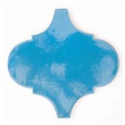 Blue Arabesque Tile 150x150x6.5